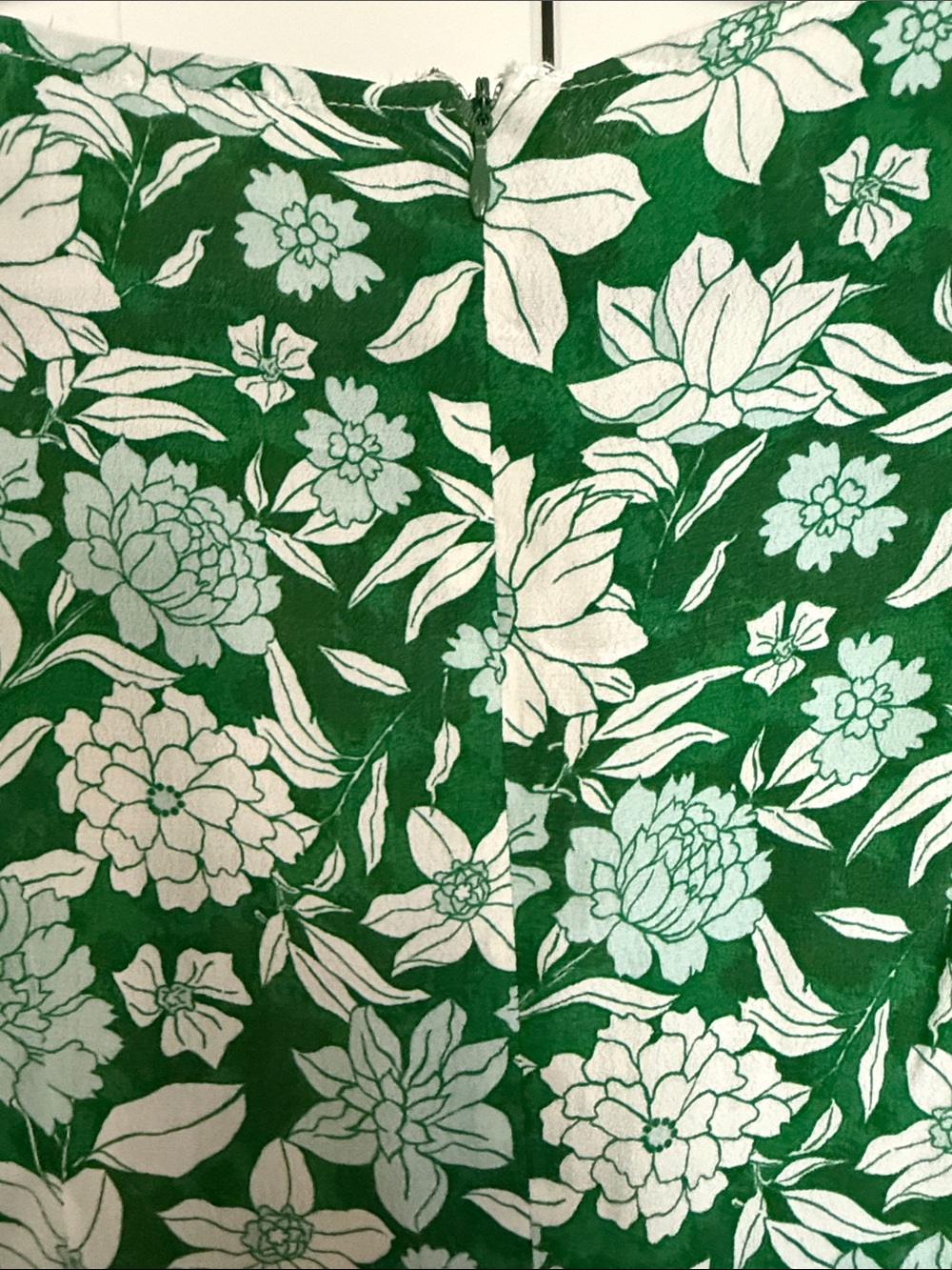 Mango Green and White Floral Midi Dress - Picture 5 of 5